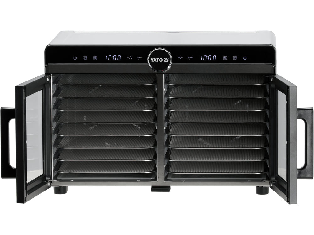 Susa de alimente 16 tavi din otel inoxidabil YATO YG-16000, 1400 W - imagine 6