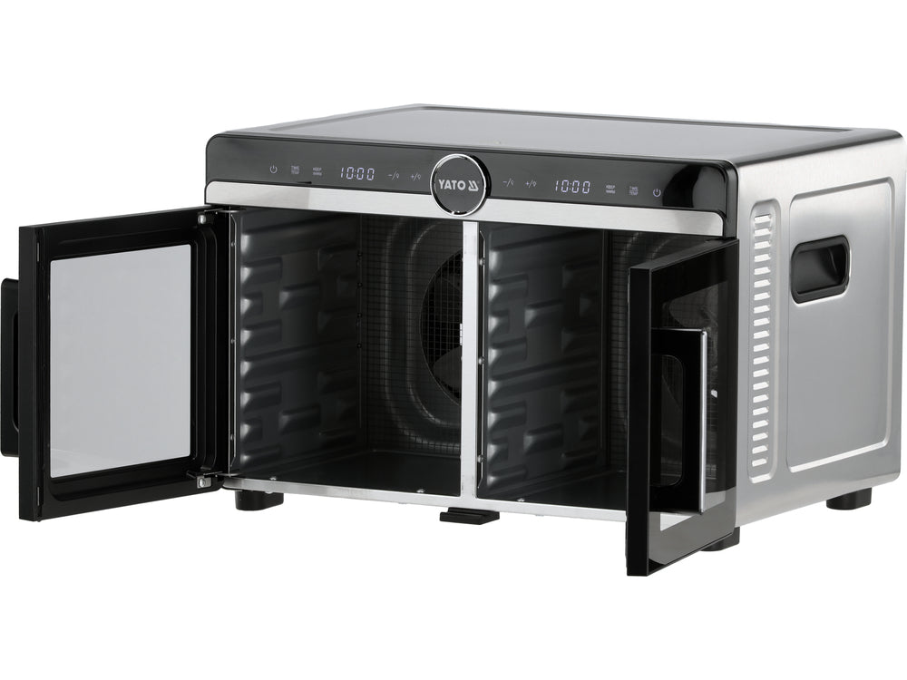 Susa de alimente 16 tavi din otel inoxidabil YATO YG-16000, 1400 W - imagine 7