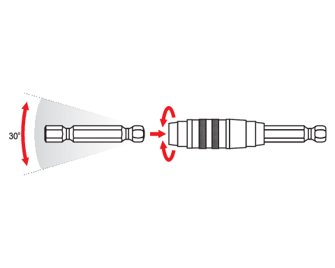 ADAPTOR PENTRU BITI YATO YT-04635 1/4