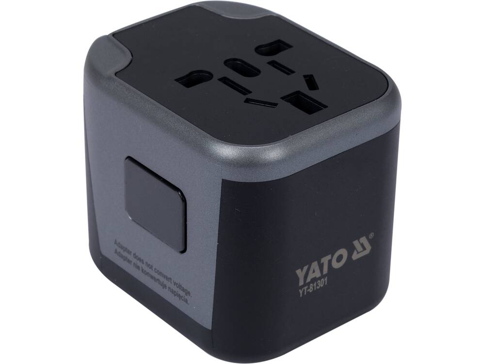 ADAPTOR UNIVERSAL DE YATO YT-81301 CALATORIE, 2 X PORT USB