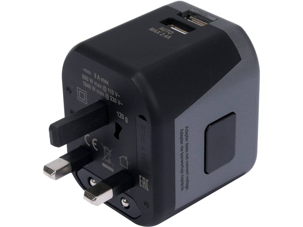 ADAPTOR UNIVERSAL DE YATO YT-81301 CALATORIE, 2 X PORT USB