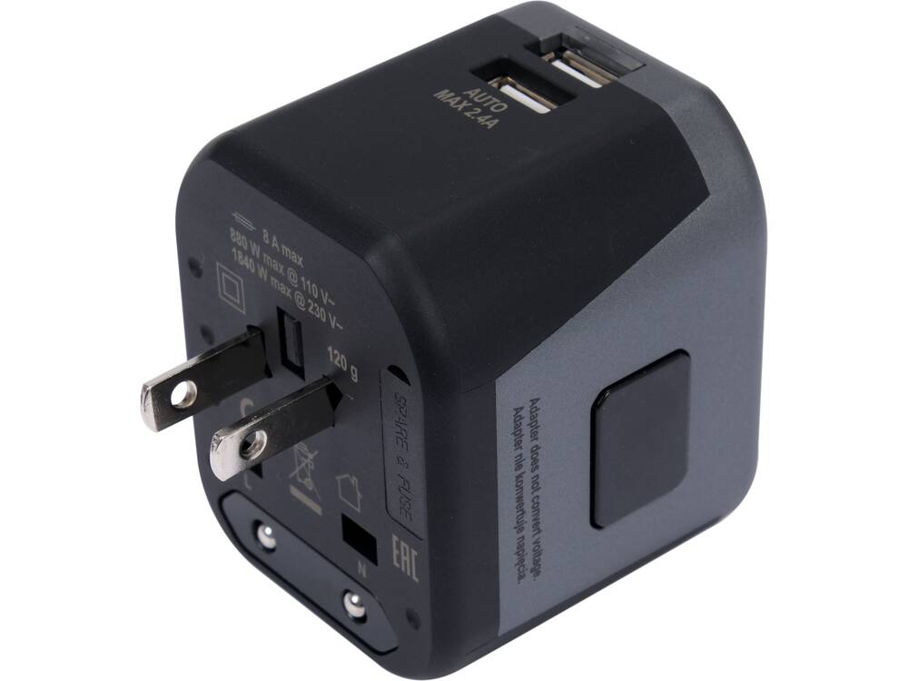 ADAPTOR UNIVERSAL DE YATO YT-81301 CALATORIE, 2 X PORT USB