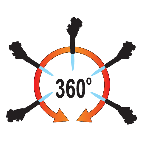 Arzator gaz 360° YATO YT-36716, diametru 32 mm - imagine 4