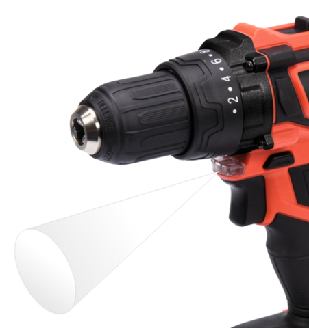 18 V-os önmetsző fúró, YATO YT-82795 akkumulátor nélkül