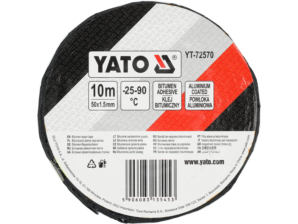 Banda de reparatii bitum YATO YT-72570, 50 mm x 10 m - imagine 4