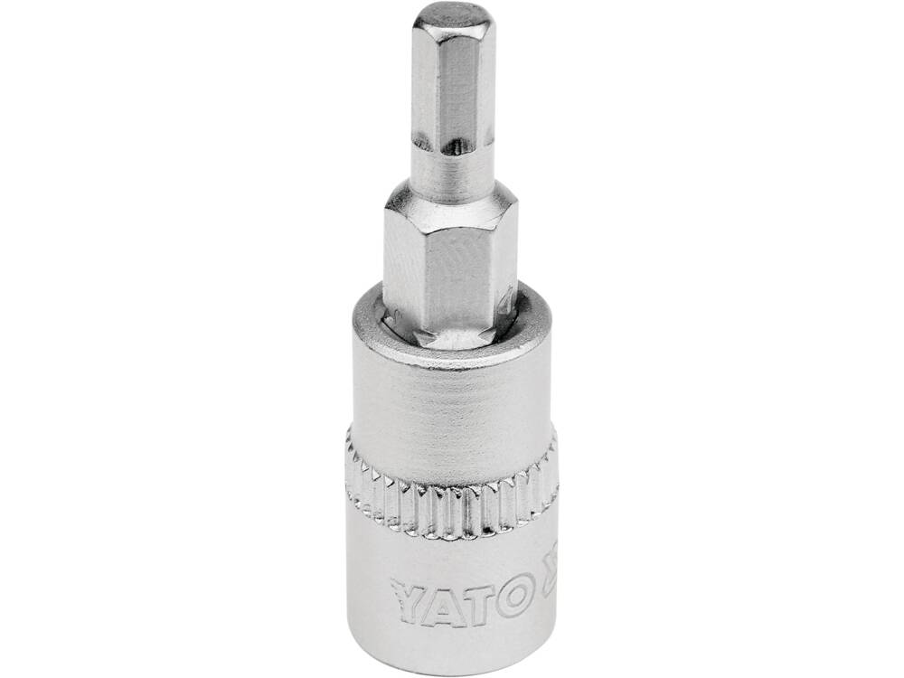 HATSZÖGŰ FEJ 4 YATO YT-04371, 1/4"-OS ADAPTERREL, 37MM
