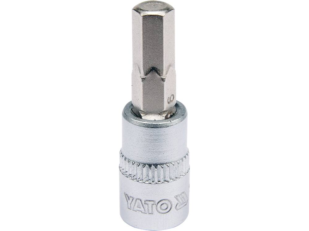 HATSZÖGŰ FEJ 6 YATO YT-04373, 1/4"-OS ADAPTERREL, 37MM