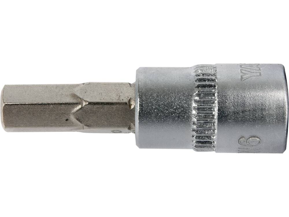 HATSZÖGŰ FEJ 6 YATO YT-04373, 1/4"-OS ADAPTERREL, 37MM