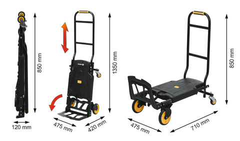 Összehajtható babakocsi 2IN1, VOREL 78663 130KG