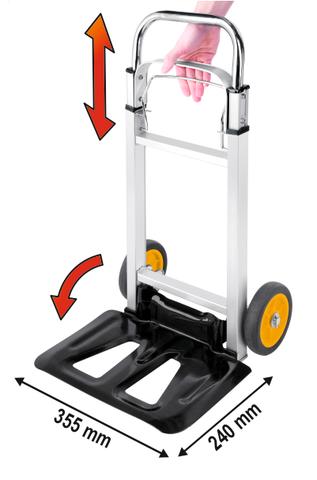 ÖSSZEHAJTHATÓ KOCSI, 660MM, VOREL 78661 90KG