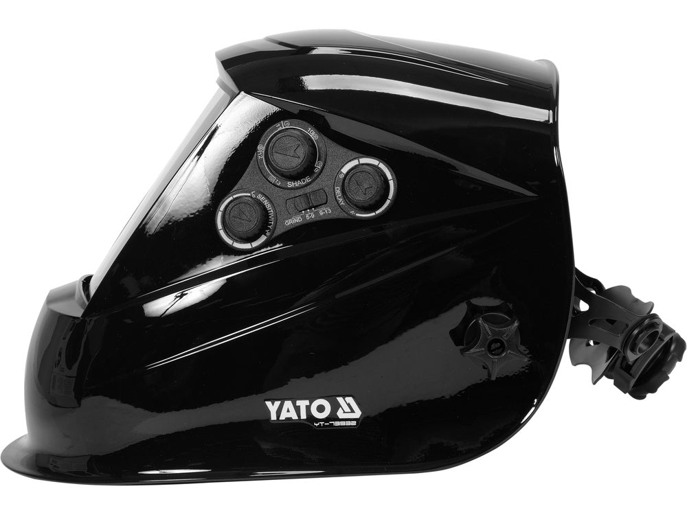 YATO HEGESZTŐPAJZS YT-73932 AUTOMATIKUSAN SÖTÉTEDŐ, VALÓS SZÍNŰ SZŰRŐVEL, 100*97MM LÁTÓMEZŐVEL