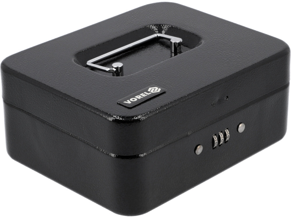 FÉM PÉNZTÁR VOREL 78624 200X160X90MM FEKETE