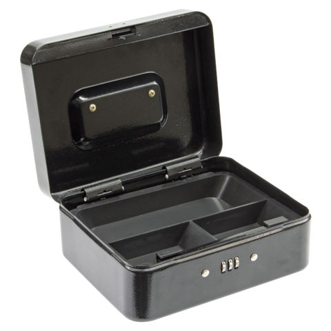 FÉM PÉNZTÁR VOREL 78624 200X160X90MM FEKETE