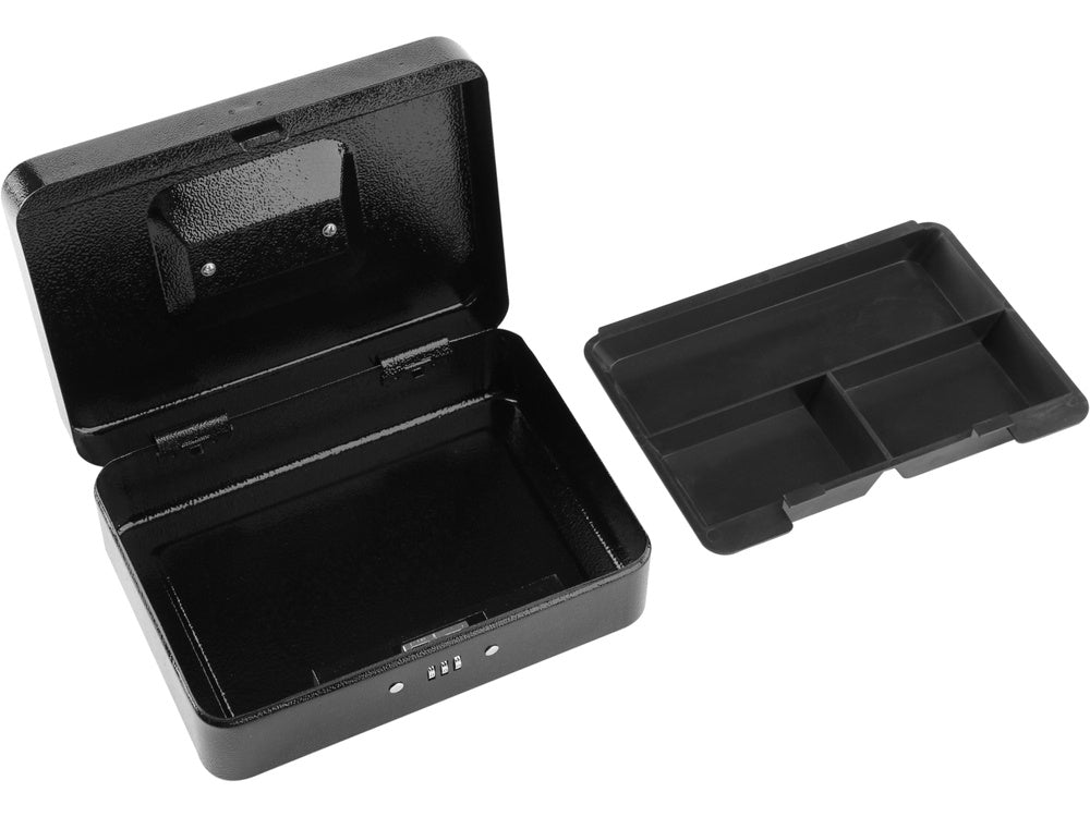 VOREL METÁL PÉNZTÁR 78628 250X180X90MM FEKETE