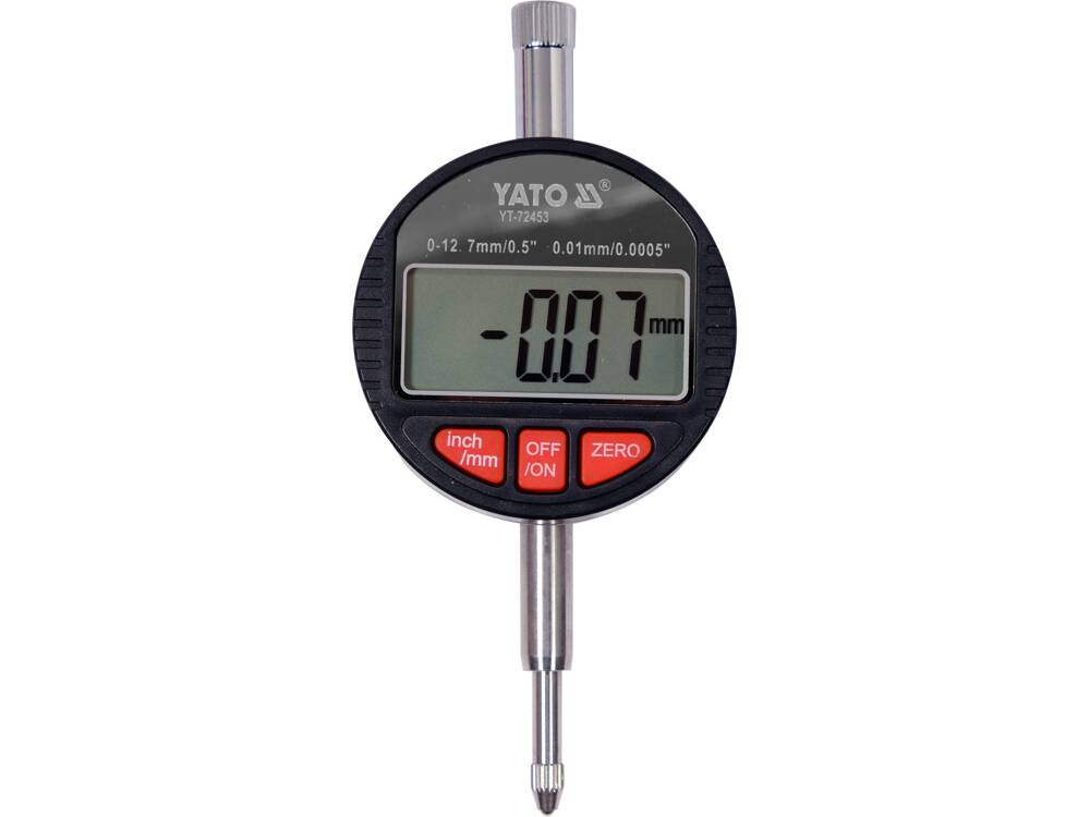 DIGITÁLIS ÖSSZEHASONLÍTÓ ÓRA YATO YT-72453 0-12.7MM