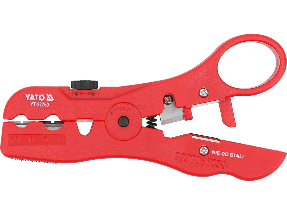 RG59 KÁBELVÁGÓ YATO YT-22760 RG6 RG7 RG11