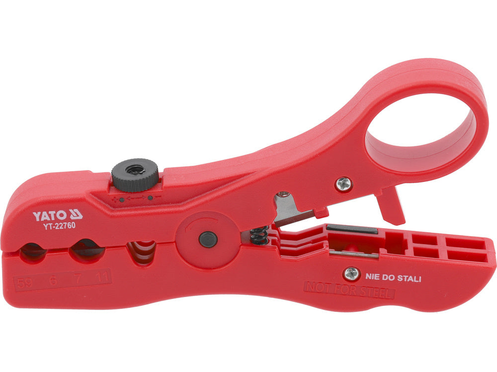 RG59 KÁBELVÁGÓ YATO YT-22760 RG6 RG7 RG11