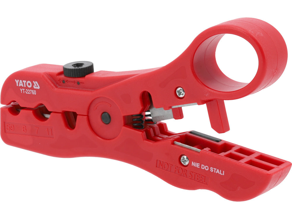 RG59 KÁBELVÁGÓ YATO YT-22760 RG6 RG7 RG11