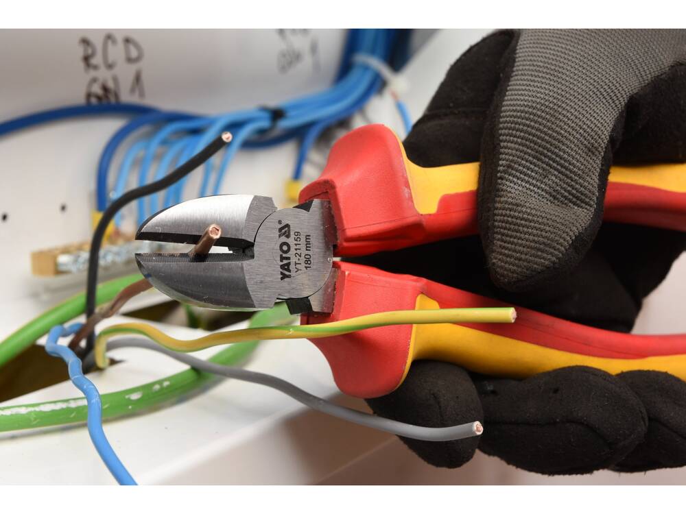 VÁGÓFOGÓ, VDE, YATO YT-21159 1000V, 180MM