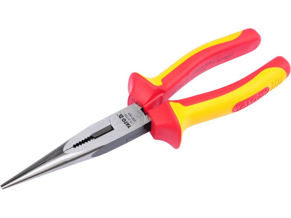 YATO YT-21155 SZIGETELT HOSSZÚ CSORKÚ FOGÓ, 200 MM VDE