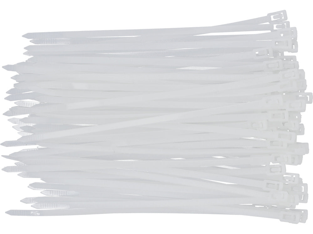 COLIER PLASTIC REUTILIZABIL YATO YT-70661 4,8X200MM 100 BUC, ALB