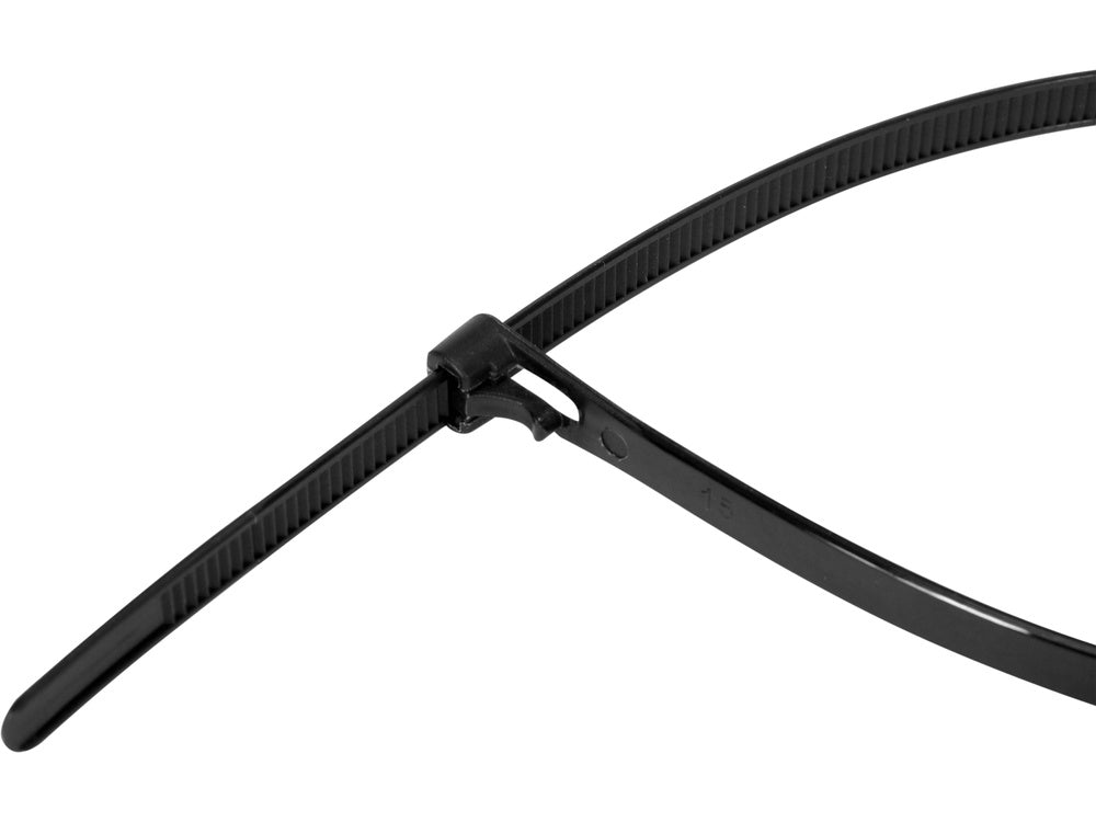 COLIER PLASTIC REUTILIZABIL YATO YT-70673 7,6X200MM 50 BUC, NEGRU