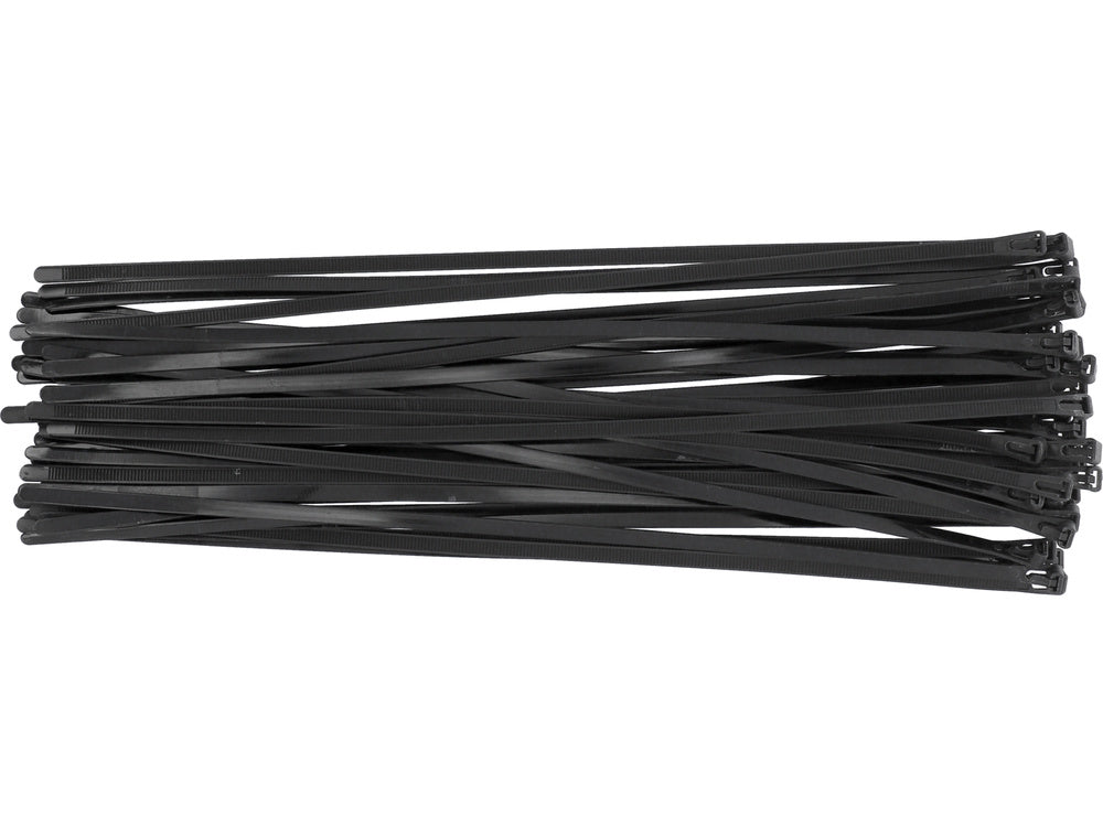 COLIER PLASTIC REUTILIZABIL YATO YT-70678 7,6X450MM 50 BUC, NEGRU