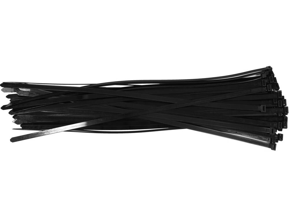 COLIERE PLASTIC 400X7.6MM, YATO YT-70653 50 BUC, NEGRU