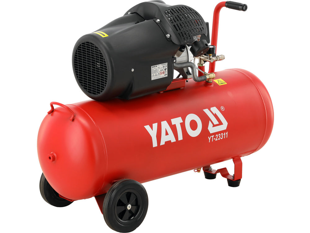 COMPRESOR AER 100L YATO YT-23311 , 2200 W (3 CP) , 2850 rpm , 412 l/min