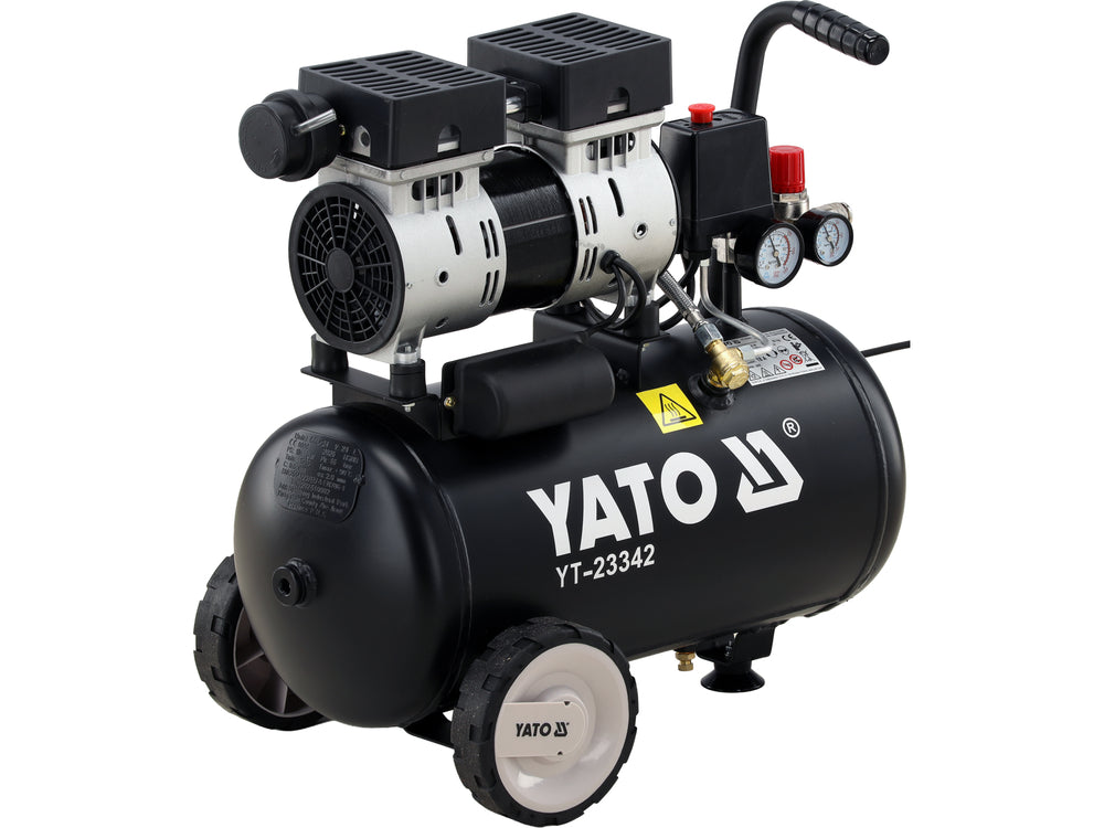 Compresor fara ulei YATO YT-23342, 24 L - imagine 2