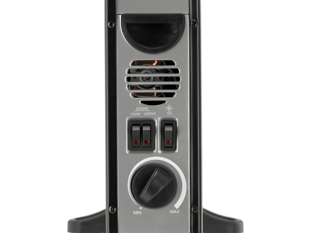 ELEKTROMOS KONVEKTOR 2000W LUND 68651 FEKETE