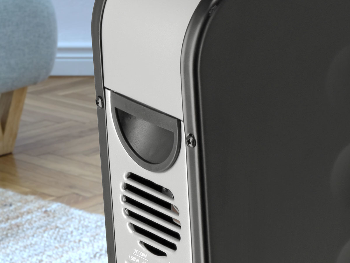 ELEKTROMOS KONVEKTOR 2000W LUND 68651 FEKETE