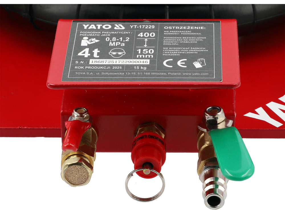 Cric pneumatic 4t YATO YT-17229 - imagine 4