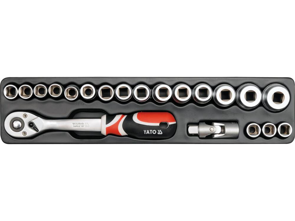 CUTIE METALICA CU YATO YT-3895 SCULE 63 PIESE