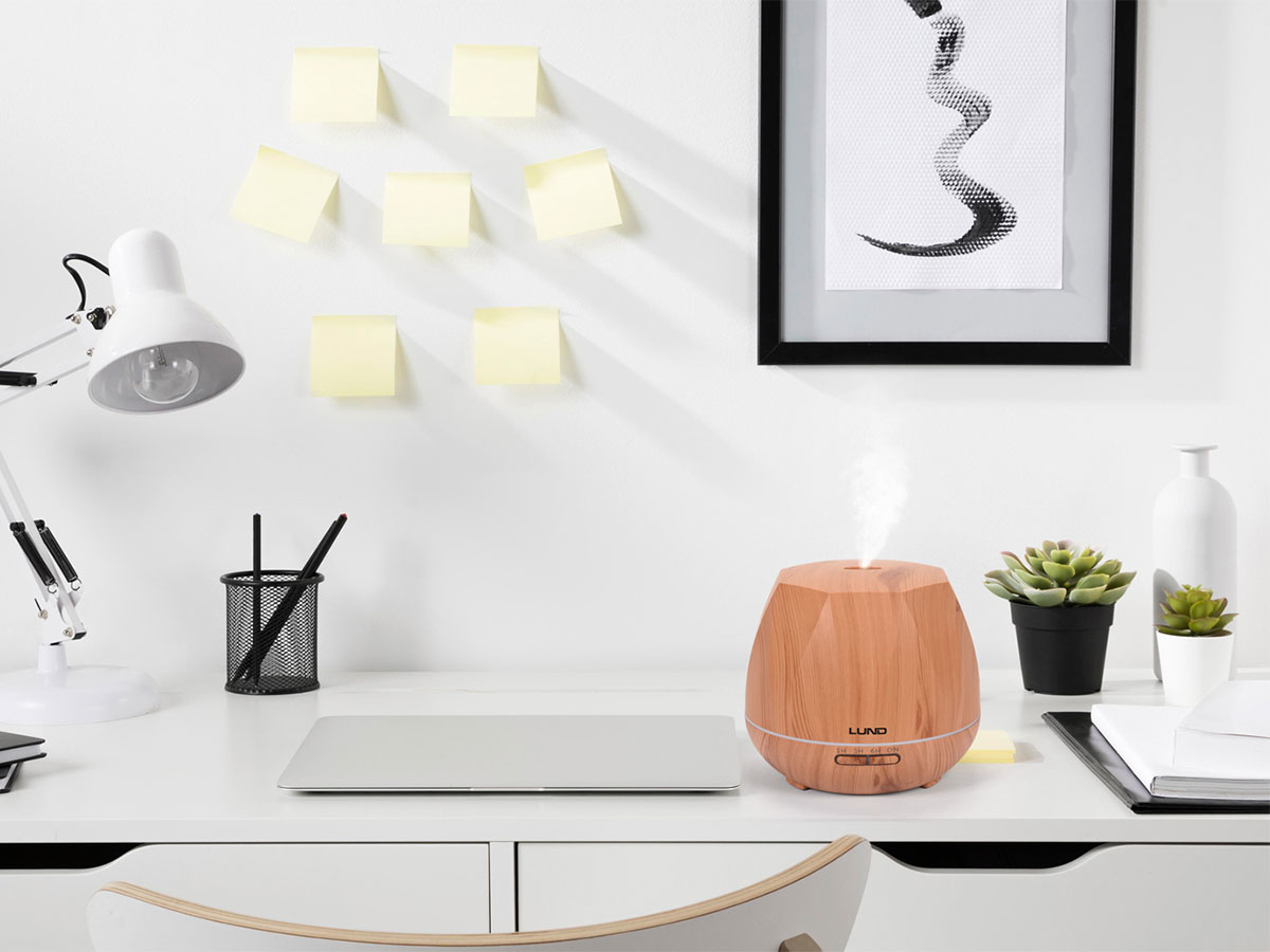 AROMATERÁPIÁS DIFFÚZOR 500ML, LUND 66903 12W, TÁVIRÁNYÍTÓVAL