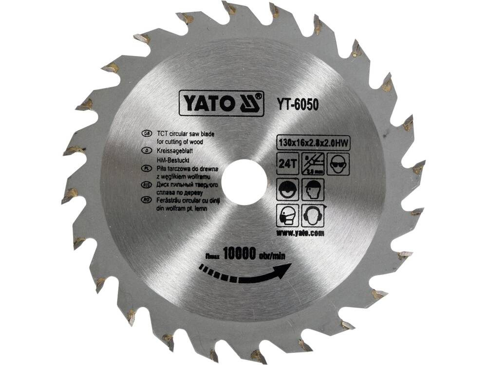 DISC CIRCULAR LEMN, YATO YT-6050 130X16X2.8MM