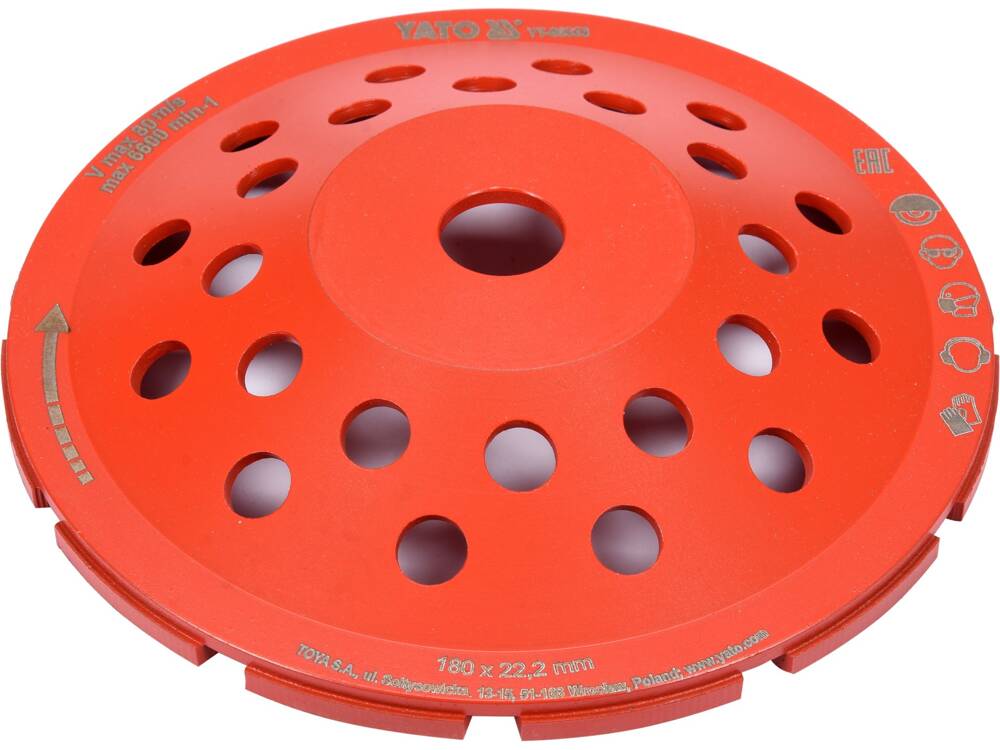 GYÉMÁNT KESZÉR TÁRCSA, YATO YT-60323 180mm, M14