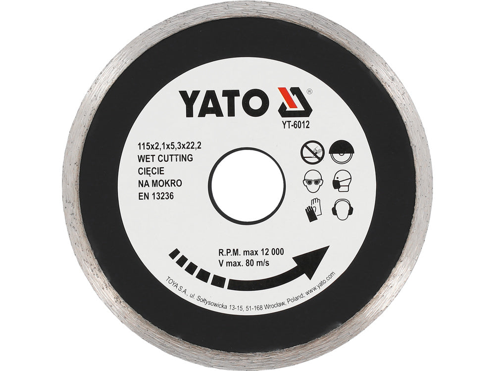 DISC DIAMANTAT EN YATO YT-6012 115MM