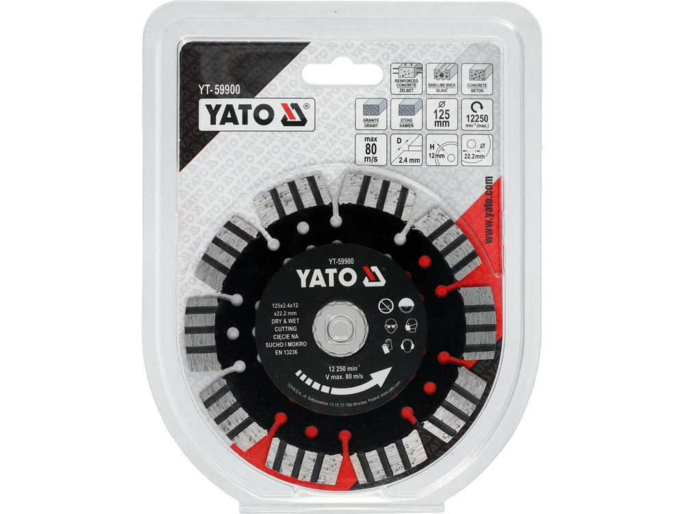 DISC PENTRU BETON ARMAT 125MM Yato YT-59900
