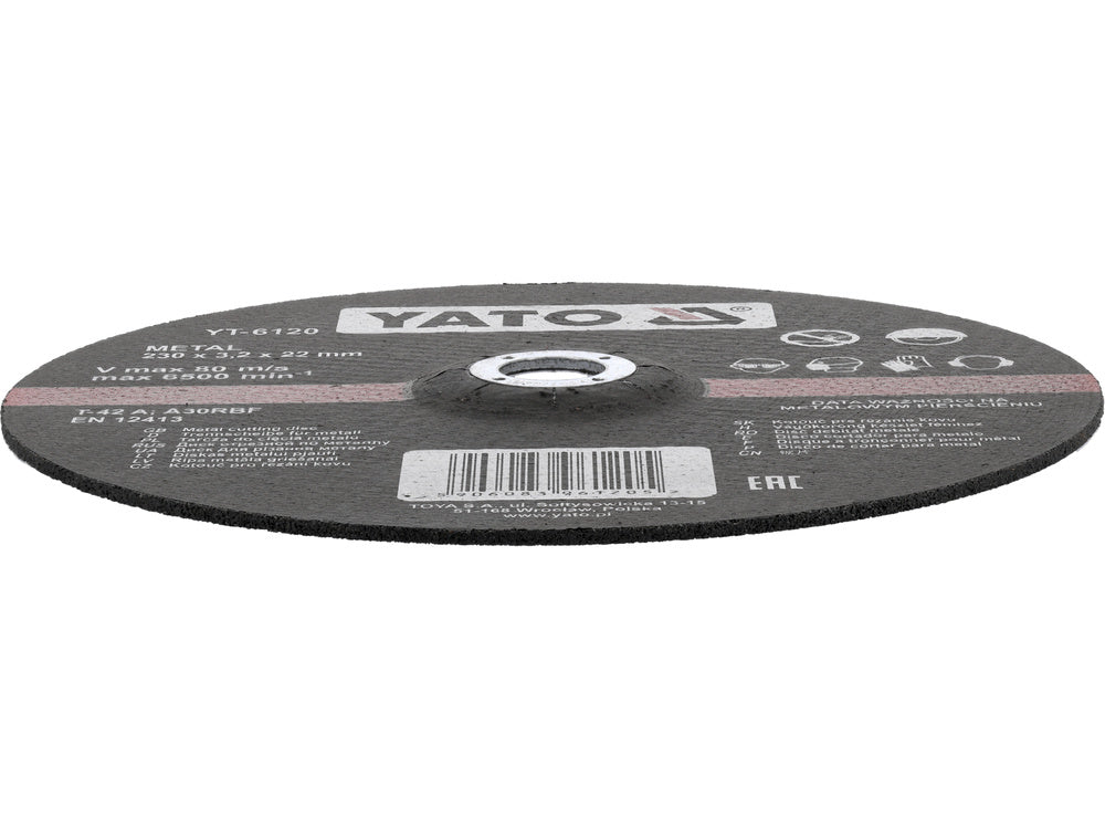 DISC TAIAT METAL YATO YT-6120 230X3.2X22MM