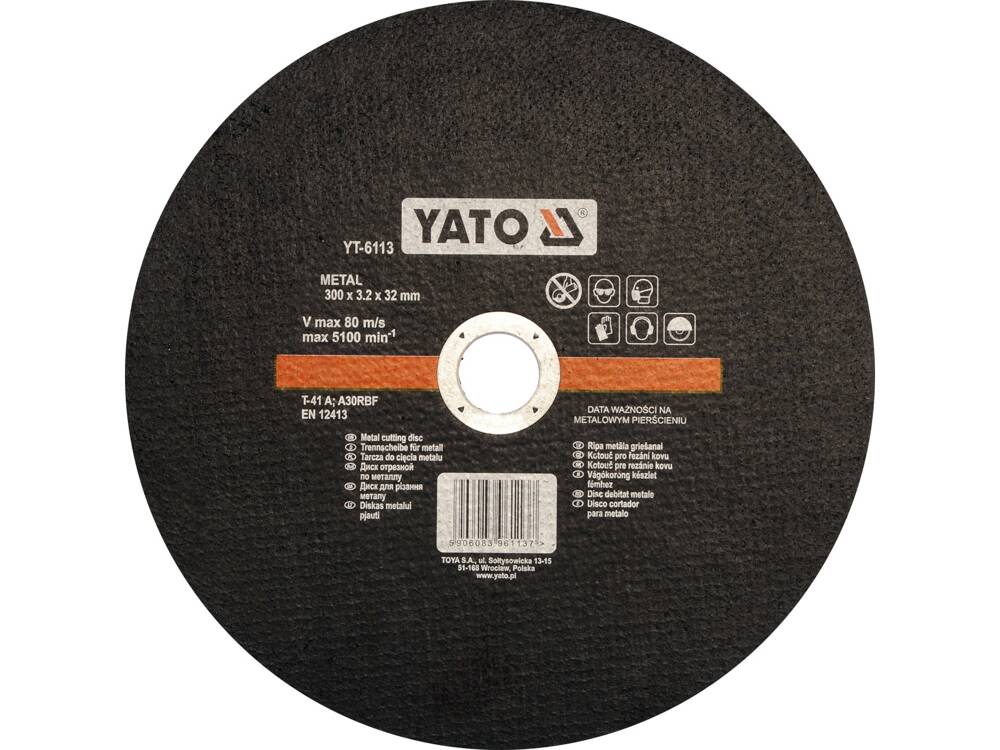 FÉMVÁGÓ KORONG YATO YT-6113 300X3.2X32MM