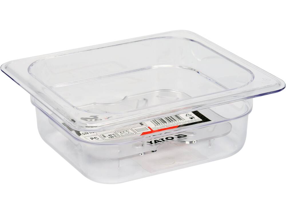 POLIKARBONÁT ELVEZETÉS GN1/6 YATO YG-00464