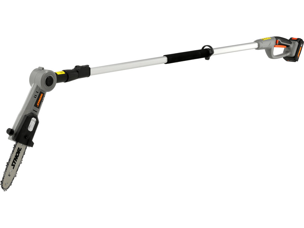 LÁNCFŰRÉSZ STHOR 20V STHOR 78204 TELESZKÓPOS, 20CM, 1X2AH