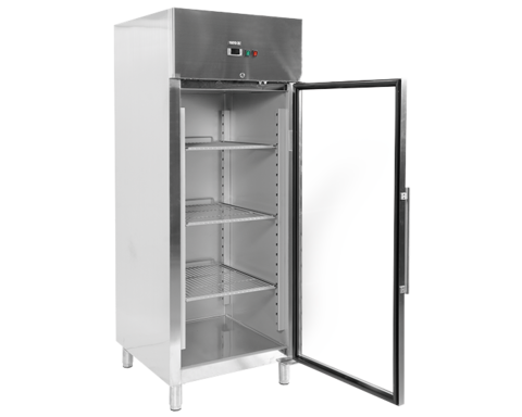 YATO YG-05225 GN2/1 HŰTŐSZEKRÉNY ÜVEG AJTÓVAL, 650L