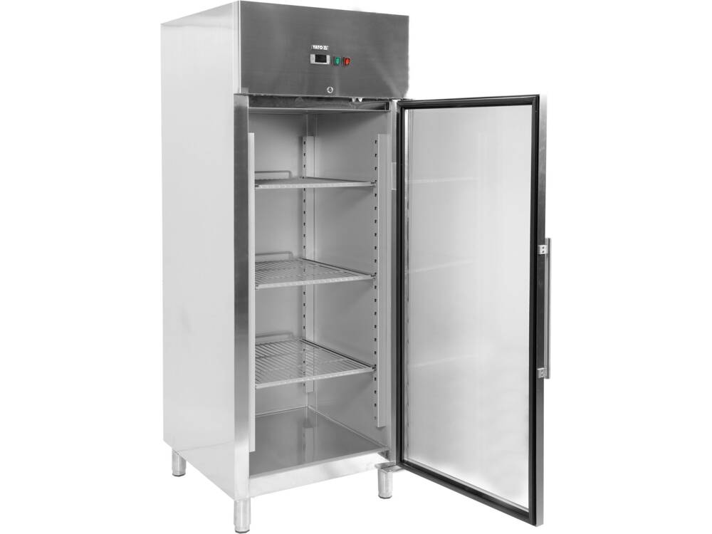 YATO YG-05225 GN2/1 HŰTŐSZEKRÉNY ÜVEG AJTÓVAL, 650L