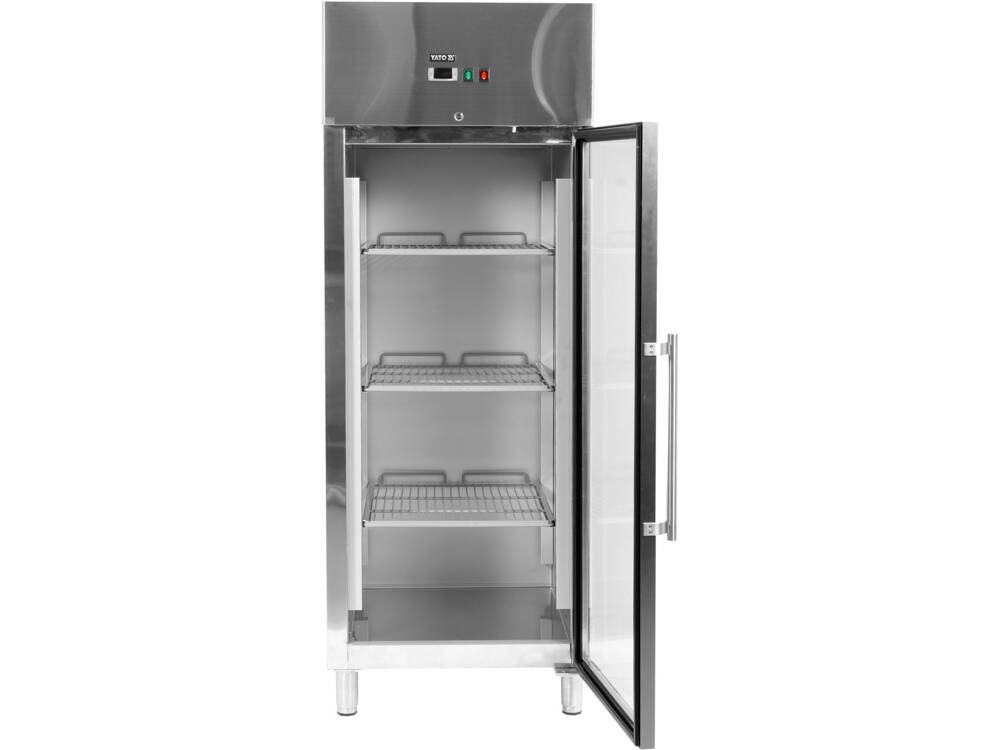 YATO YG-05225 GN2/1 HŰTŐSZEKRÉNY ÜVEG AJTÓVAL, 650L