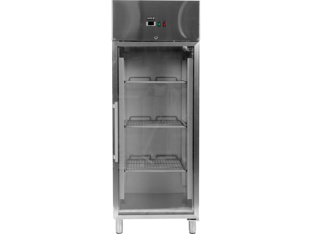 YATO YG-05225 GN2/1 HŰTŐSZEKRÉNY ÜVEG AJTÓVAL, 650L
