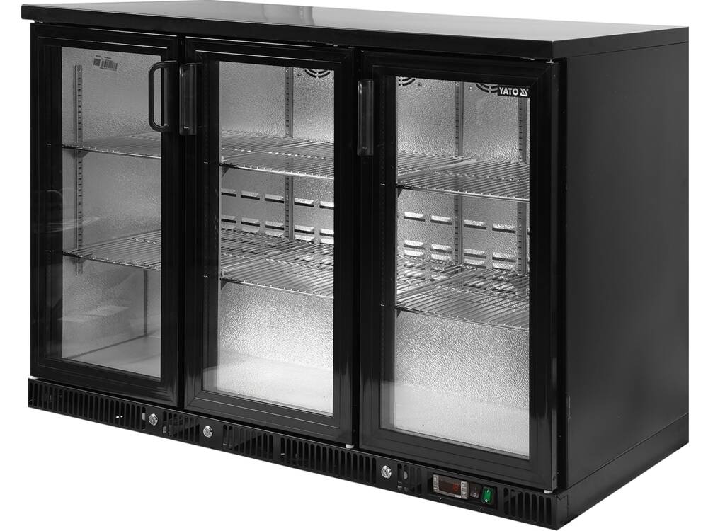 HŰTŐSZEKRÉNY YATO YG-05360 PALACKOKHOZ, 3 AJTÓS, 1350X515X905MM, 341L