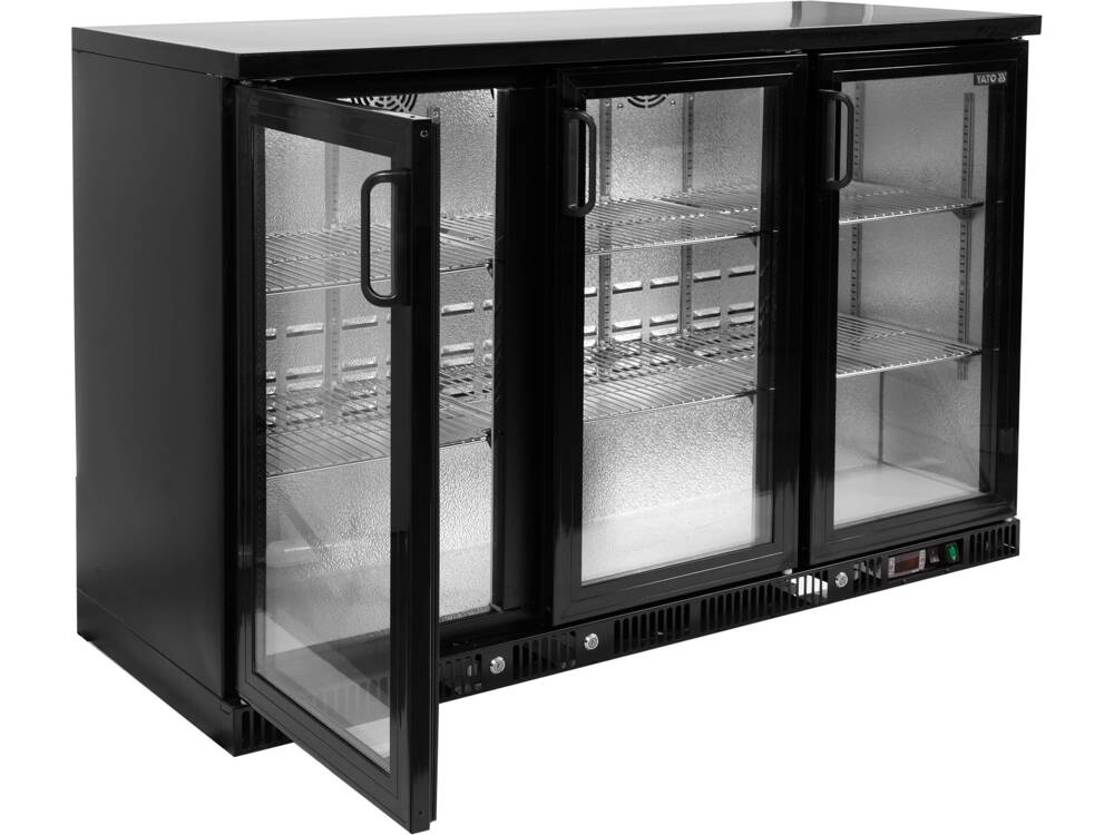 HŰTŐSZEKRÉNY YATO YG-05360 PALACKOKHOZ, 3 AJTÓS, 1350X515X905MM, 341L
