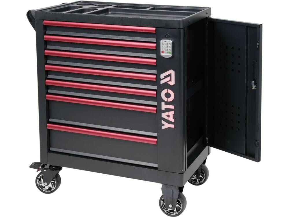 SZERSZÁMSZEKRÉNY, 7 FIÓKOS YATO YT-09004, ELEKTRONIKUS KÓD
